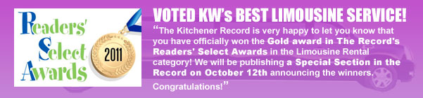 Voted KW's BEST Limousine Service
